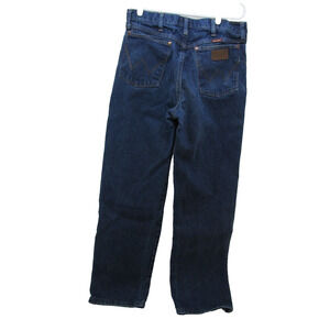 Wrangler 31MWZPW Men's Cowboy Cut 32 Relaxed 100% Cotton Denim Blue Jeans 32x32